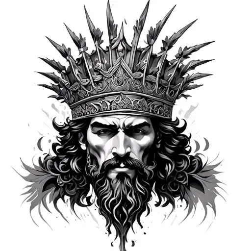 Latin King tattoo design idea