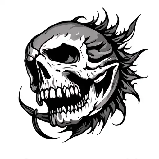 Jackdow tattoo design idea