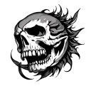 Jackdow tattoo design idea