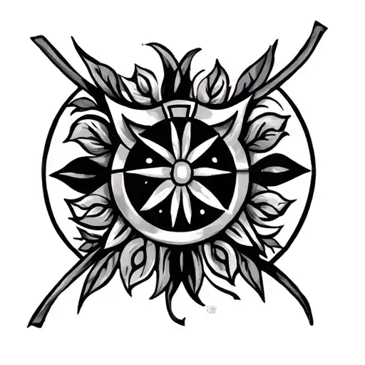 Dominican Taino tattoo design idea