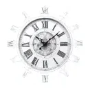 broken Roman numeral clock tattoo design idea