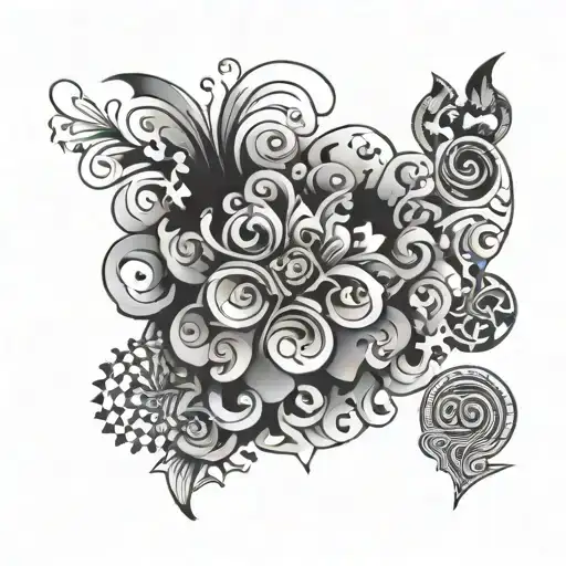 autism spectrum disorder tattoo design idea