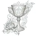 Chalice tattoo design idea