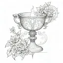 Chalice tattoo design idea