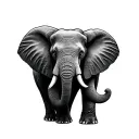 3 elephants tattoo design idea