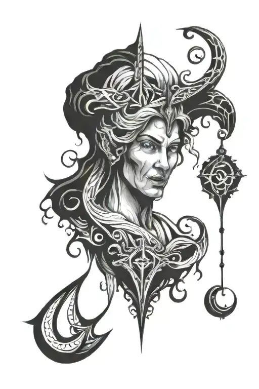 tear of lucifer tattoo design idea