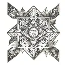 Elementa fire earth wind water tattoo design idea