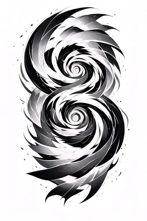boruto vortex lines tattoo design idea