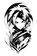 boruto vortex lines tattoo design idea