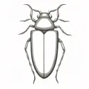 bug tattoo design idea