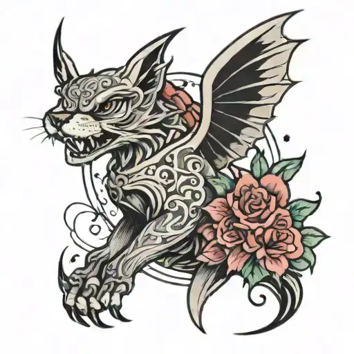 thunderbolt, roxanne tattoo design idea