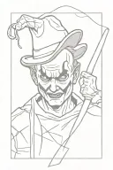 Create a tattoo sleeve based on horror movies and include characters Freddy Kruger, Jason, saw, pennywise, bride of Chuc tattoo design idea