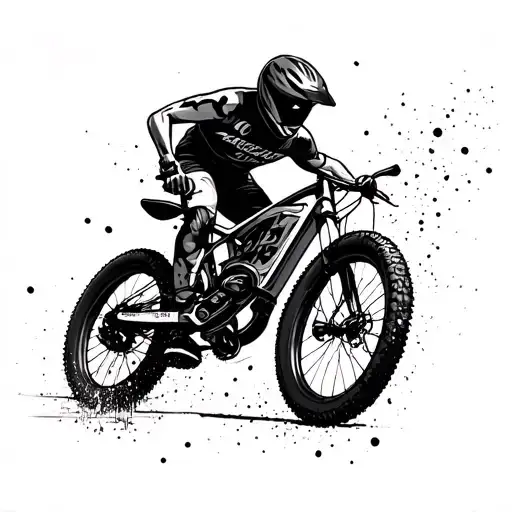 trash polka swim bike run tattoo design idea