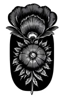 tribal design family rugby poppy tattoo design idea