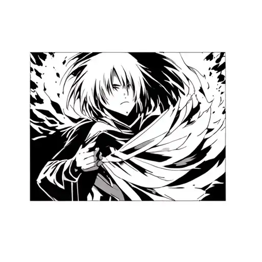 Bleach anime tattoo design idea