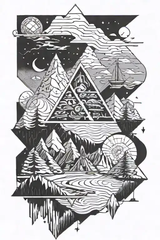 orthopaedic surgeon, travel, riding , mountain, illuminati   tattoo design idea