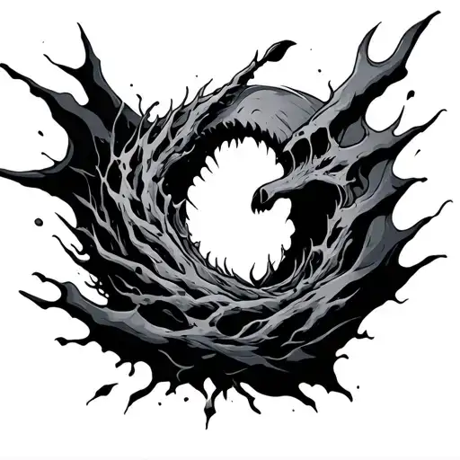 breaking free tattoo design idea