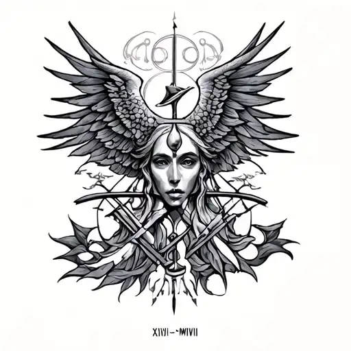 XVII•X•MMVIII with the libra sign tattoo design idea