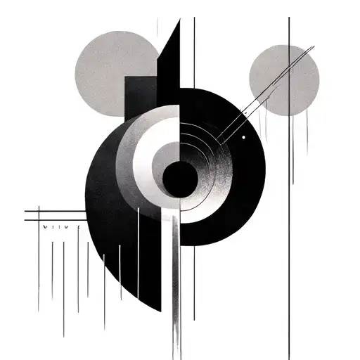 Bauhaus tattoo design idea