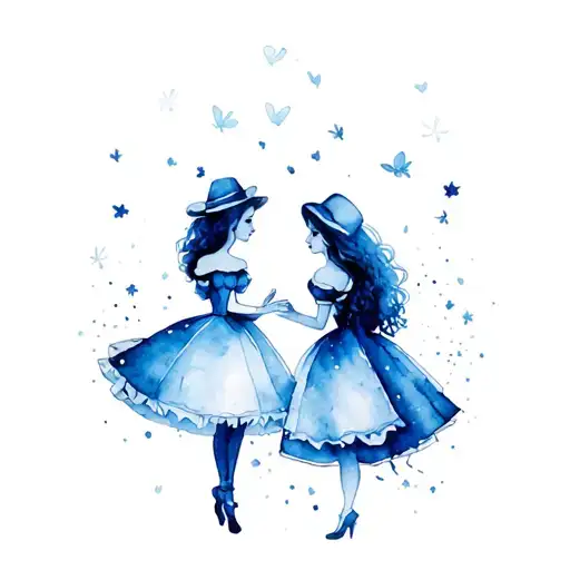 alice and wonderland medium size dark tattoo design idea