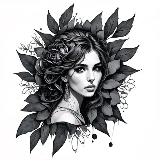 freeze sleeve tattoo design idea