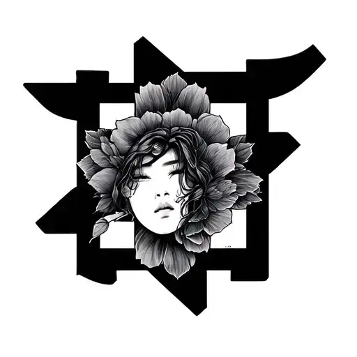 Korean tattoo design idea