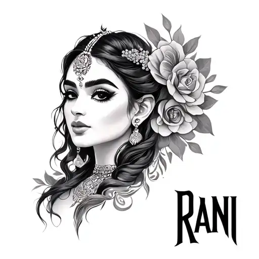 Rani tattoo design idea