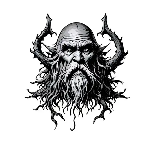 Baba Yaga tattoo design idea