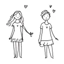 İ want my little sister and brother happy on my arm  tattoo design idea