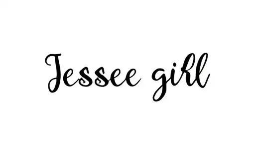 "Jesse girl " tattoo design idea