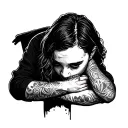 forever alone tattoo design idea