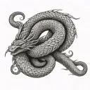 Jörmungandr tattoo design idea