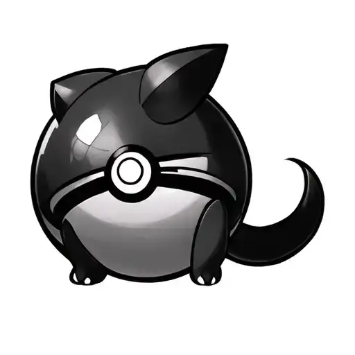 Mew Pokemon pokeball tattoo design idea