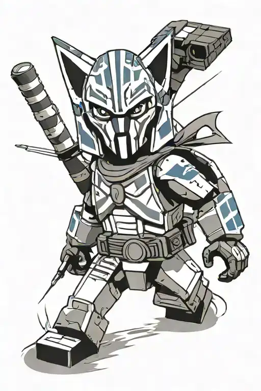 Ahsoka, Captain Rex, Lego tattoo design idea