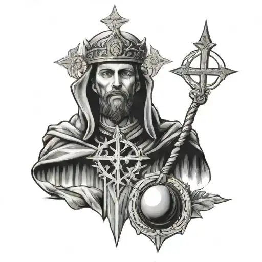 five solas of Christian faith tattoo design idea