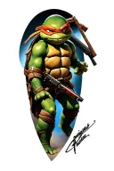Teenage Mutant Ninja Turtles all tattoo design idea