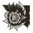 one direction tattoo design idea