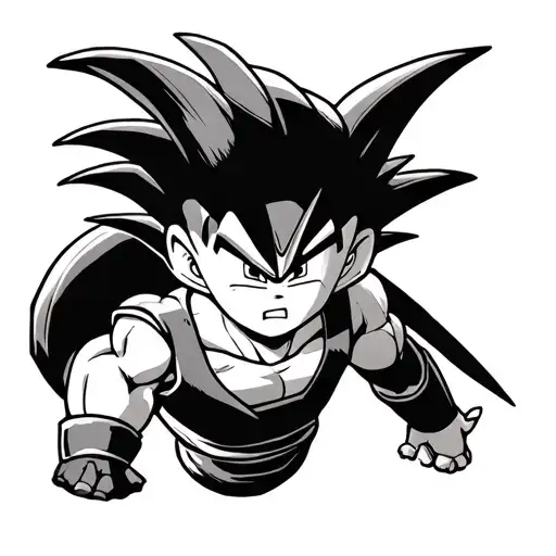 dragon ball , megaman tattoo design idea