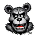 five nights at freddy's tattoo design idea