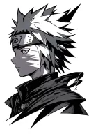 Karma de Boruto tattoo design idea