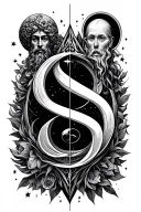 Sleep token songs Euclid and Damocles tattoo design idea