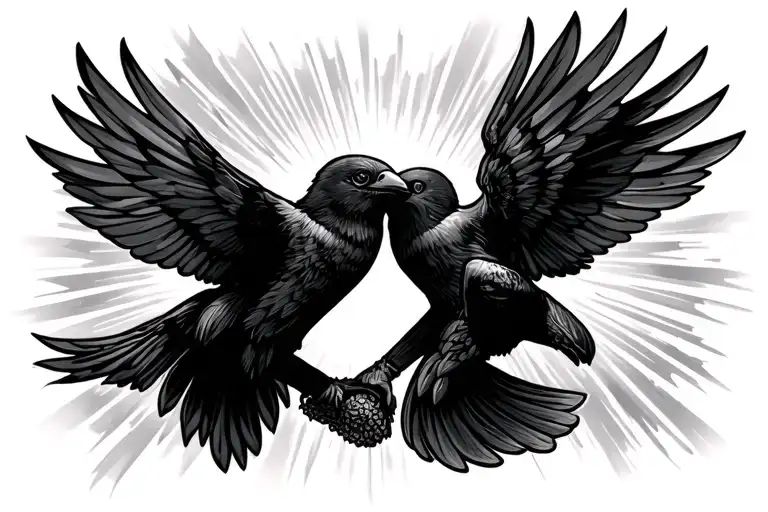 memorial of brother sister, always loved never forgotten, fly high tattoo design idea