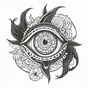 eje with sharingan eye tattoo design idea