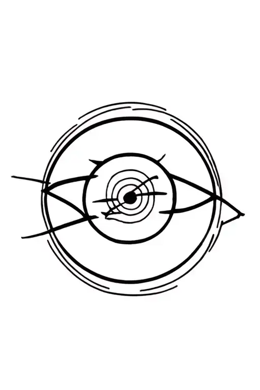 Naruto sharingan eyes tattoo design idea