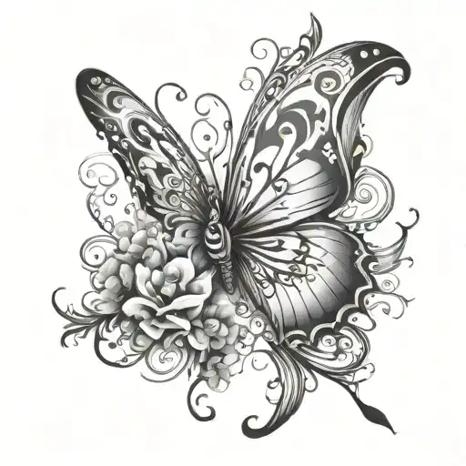 butterfly transformation The phoenix tattoo design idea
