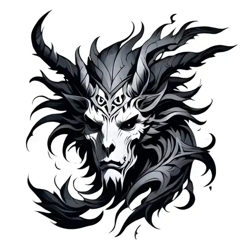 Enki tattoo design idea