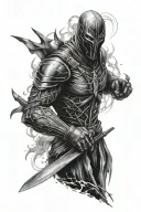 noob saibot tattoo design idea