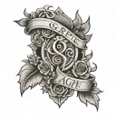 Agape tattoo design idea