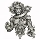 Agape tattoo design idea