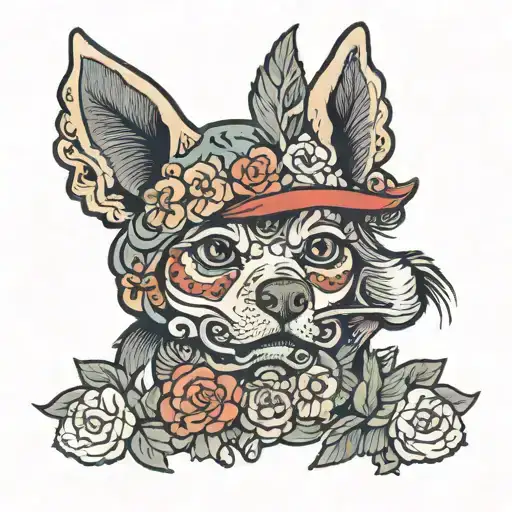 grandma known as "gdog" tattoo design idea